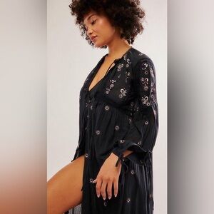 Free People Chasin’ Spring Maxi Bodysuit